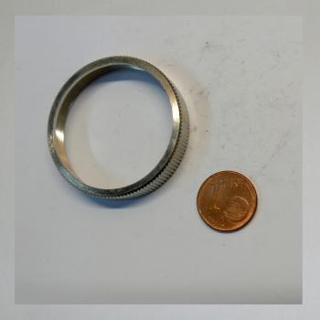 Deckelplatten Überwurf, vernickelt, für Amal Typ 29, 89, 289