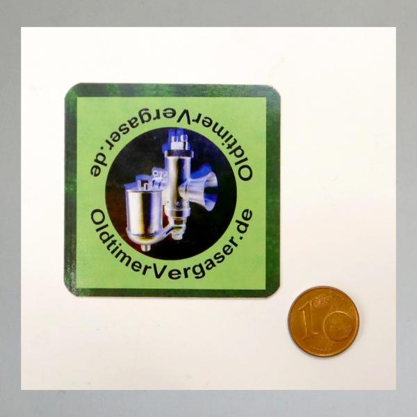 Aufkleber "Oldtimervergaser"---1 Stück---(Gratis ab 1 Euro Bestellwert)