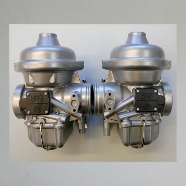 Bing Vergaser BMW R100RS Zweivergaser Anlage, 94/40/105 und 94/40/106---Top instandgesetzt---