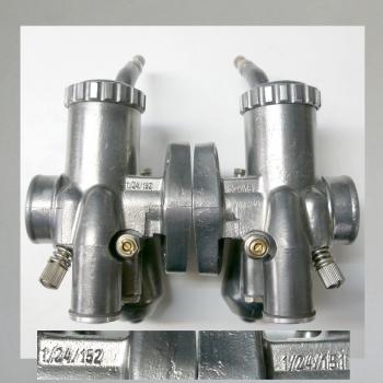 Bing Vergaser BMW R 60, R 60/2 Zweivergaser Anlage 1/24/151 und 1/24/152 (R60, R60/2)