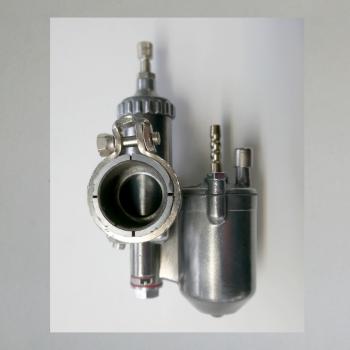 Leergehäuse mit passendem Gasschieber: Bing Vergaser DKW RT 125/2, Typ 1/20/20 (=ältere Version)