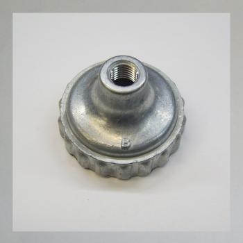 (21-160) Deckelplatte (Zugdeckel) für Bing Vergaser mit angegossener Schwimmerkammer und 19 oder 20mm Durchlass (Ori. Neuteil)