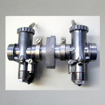 Bing Vergaser BMW R 71, 75, Satz 1/24/83 + 1/24/84---mit kurzer Schwimmerkammer (für Molotov/ Ural) (R71, R75)