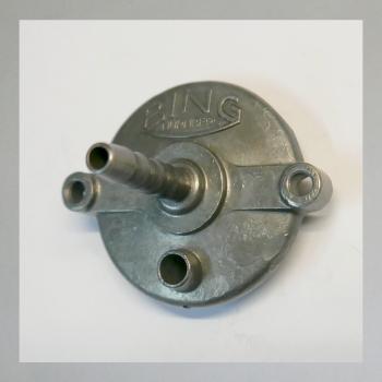 Preview: (48-042)Tupfer massiv für Bing Vergaser mit Flansch-Schwimmerdeckel---Ausführung in schwarz---Orig. NEU---