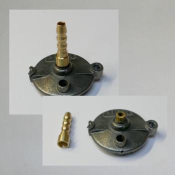 Reparatur-Schlauchstutzen 8mm für Bing Schwimmerkammer-Deckel (BMW)