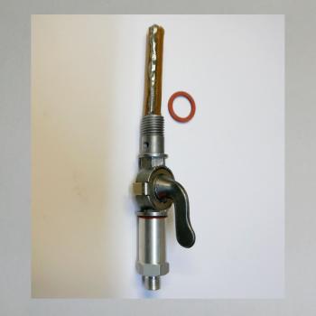 BH---Benzinhahn AW für Sachs 98, Gewinde M 14x1,5---langes Gewinde für Tankhälften-Verbinder