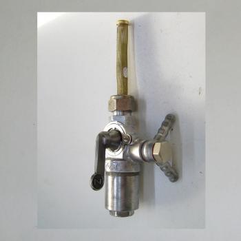 Everbest Becherhahn Benzinhahn: 2 Filter, mit seitl. drehbarem Abgang für 2x7mm Schlauch---Tankseitig M16x1 (zB BMW R75)