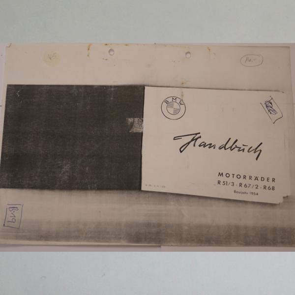 BMW - Handbuch R 51/3, R 67/2, R 68 1954, Kopie