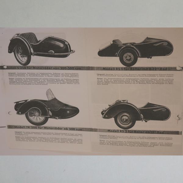 Preview: Steib - Werbeprospekt Modelle LS 200, S 250, S 350,  S 501, TR 500, RS 1, RS 2, LT 200, RST 1, Kopie