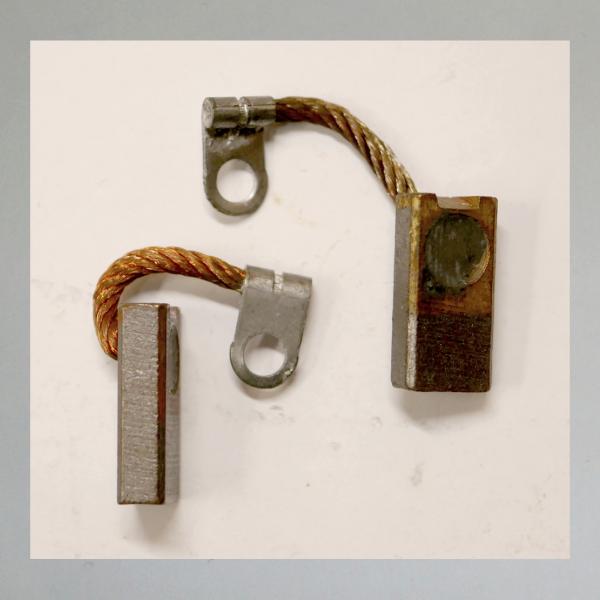 Lichtmaschinen-Kohlen (Kohlebürsten) Typ BX-110, für Bosch Gleichstrom-Lichtmaschinen/ Dynastarter