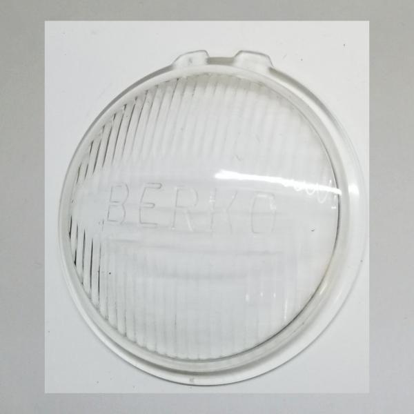 Glas für Berko Fahrradlampe 76mm