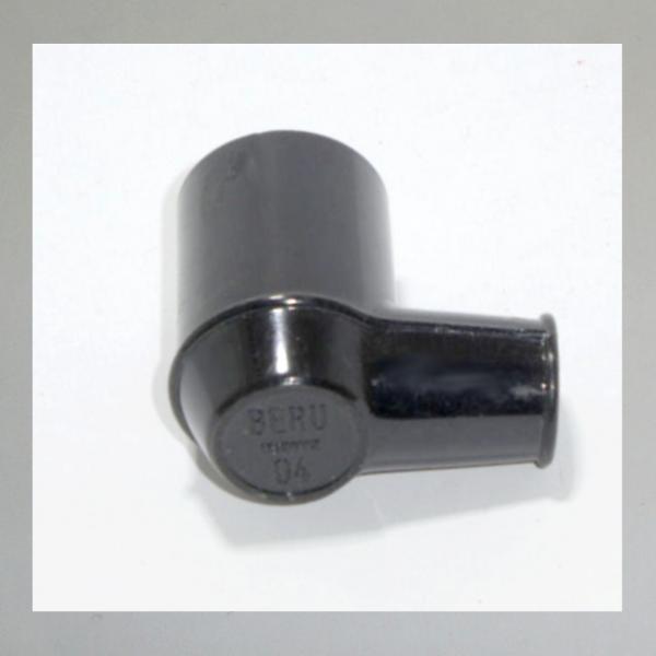 Kleiner Zündkerzenstecker/ Kerzenstecker aus Bakelite, original Beru---Ori. NEU---