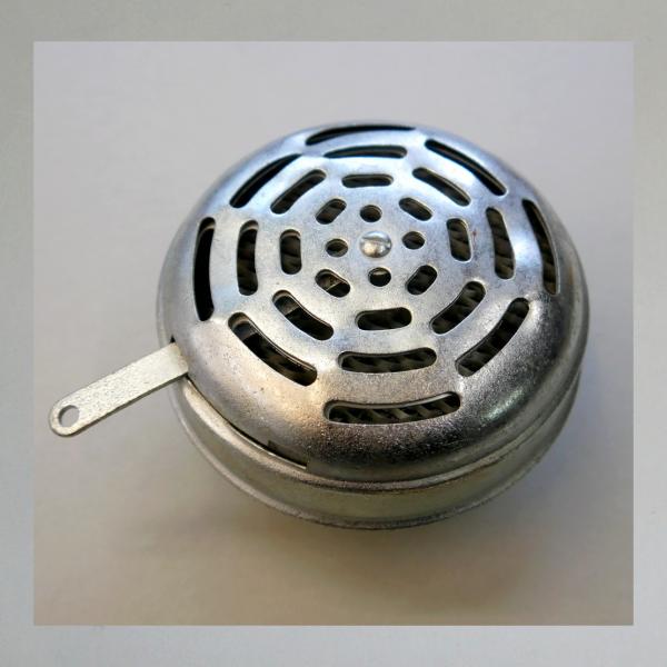 BING Blech-Luftfilter mit Klappe, Anschluss: 40mm/ Aussendurchmesser 113mm---neu verzinkt---30er/ 40er Jahre