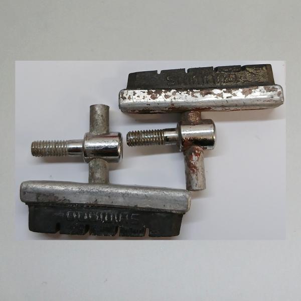 Preview: 2 Bremsschuhe mit Gummi, Shimano