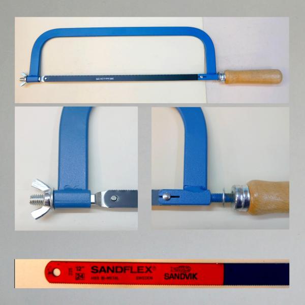 Bügelsäge mit Ersatz-Sägeblatt von Sandvik