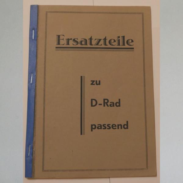 D-Rad - Ersatzteile-Liste zu D-Rad passend (R 9, R 10, R 11, R 20 sind angegeben), Kopie