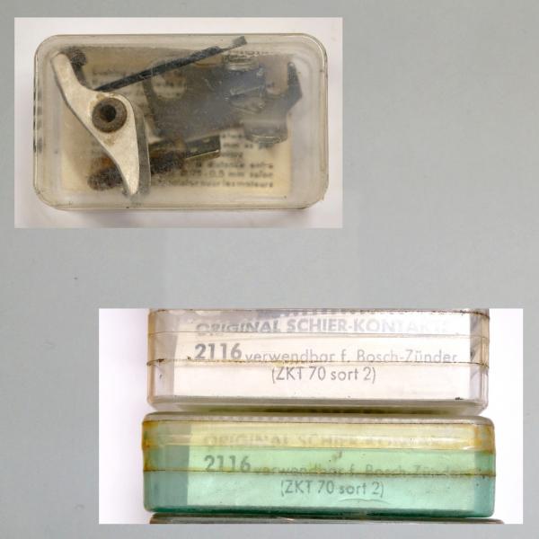 Preview: Unterbecher/ Zündkontakte/ Zündunterbrecher: Typ "DD-128"---Orig. NEU von Schier---