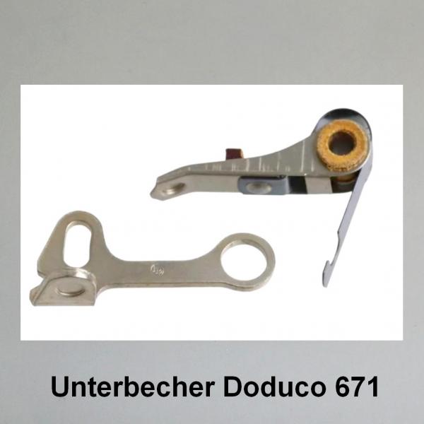 Unterbecher/ Zündkontakte/ Zündunterbrecher: Typ "Doduco 671"---Orig. NEU---