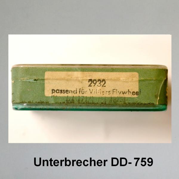 Unterbecher/ Zündkontakte/ Zündunterbrecher: Typ "DD-759"---Orig. NEU von Schier---