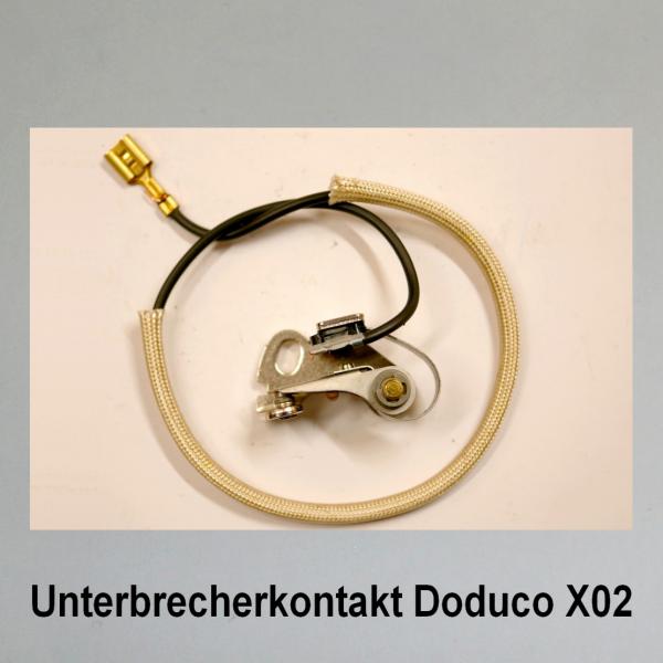 Unterbecher/ Zündkontakte/ Zündunterbrecher: Typ "Doduco X02"---Repro---(BMW R50...60...75...80 /5.../6.../7 usw)