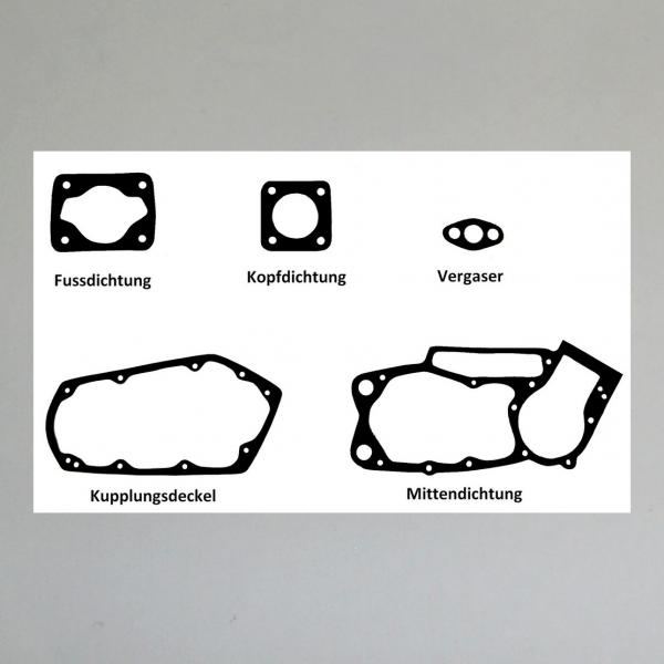 Dichtungssatz/ Motordichtungen/ Motordichtsatz für ILO FP 50