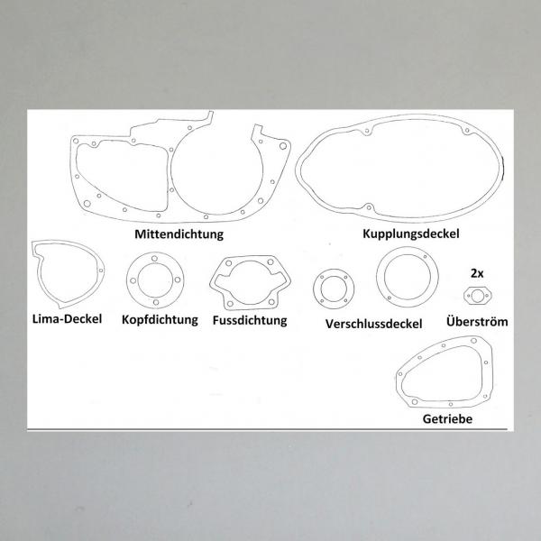 Dichtungssatz/ Motordichtungen/ Motordichtsatz für ISH 49