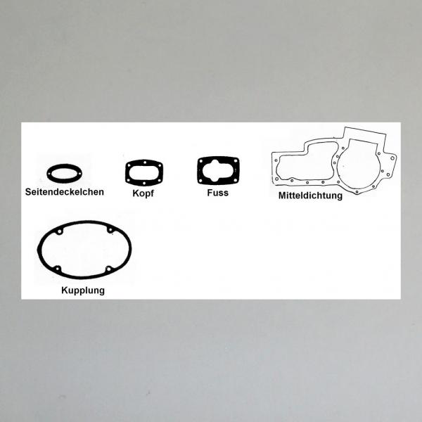 Dichtungssatz/ Motordichtungen/ Motordichtsatz für Puch 125 T, TT, 5,2 PS