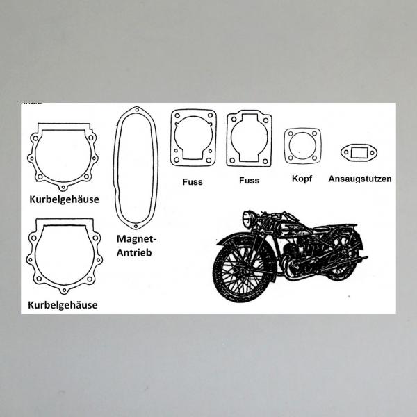 Dichtungssatz/ Motordichtungen/ Motordichtsatz für Triumph KV 200, 250, SK 250