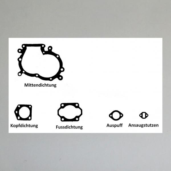 Dichtungssatz/ Motordichtungen/ Motordichtsatz für Zündapp KM 48, KM 50