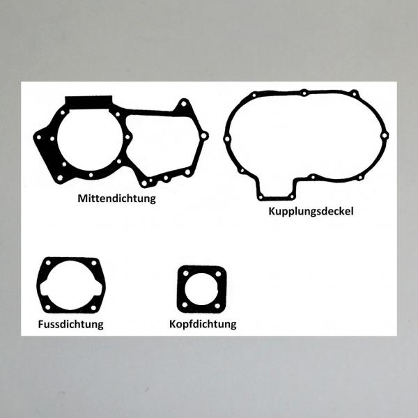 Dichtungssatz/ Motordichtungen/ Motordichtsatz für Zündapp Bella 151-154