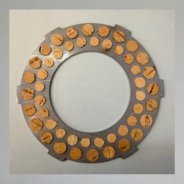 Kupplungsscheibe für DKW SB 500, neu belegt und geschliffen---Repro---