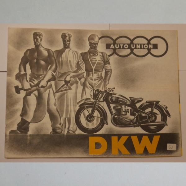 DKW Prospekt Programm 1939, diverse Modelle, Nachdruck Archiv Verlag (1988)