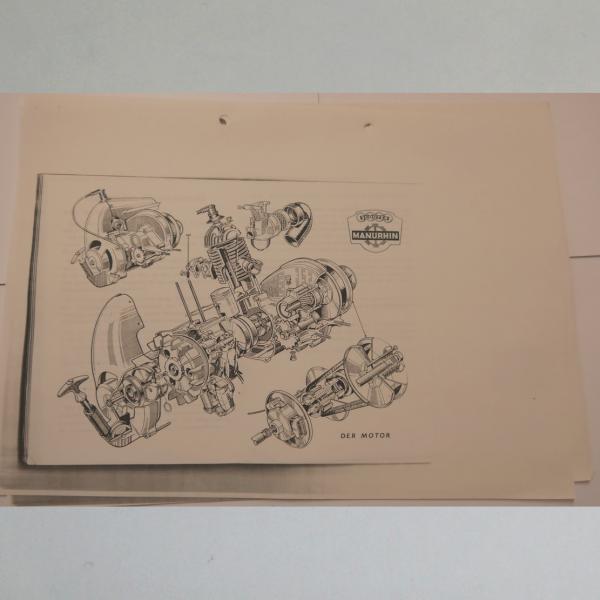 Preview: DKW - Betriebsanleitung für Hobby Roller Manurhin, Kopie