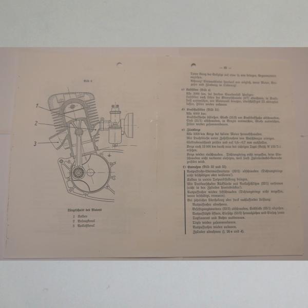Preview: DKW - Gerätebeschreibung und Bedienungsanweisung NZ 350 (1941), Kopie