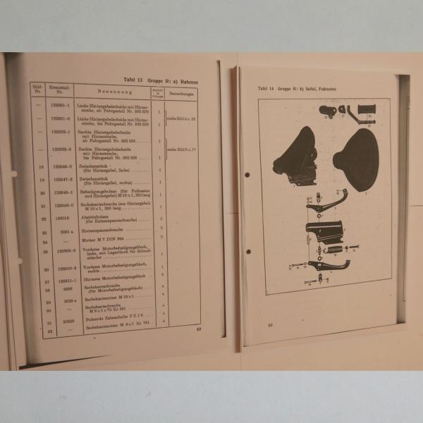 Preview: DKW - Ersatzteile-Liste NZ 350 1941, Kopie