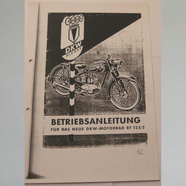 DKW - Betriebsanleitung RT 125/2, Kopie