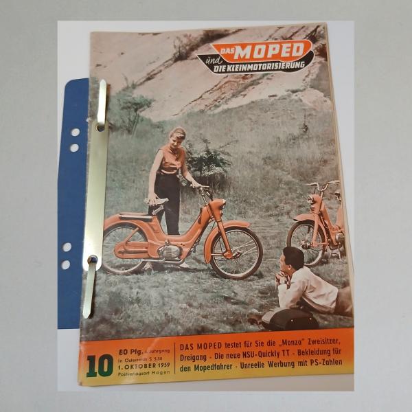 Heft Das Moped und die Kleinmotorisierung 10/1959