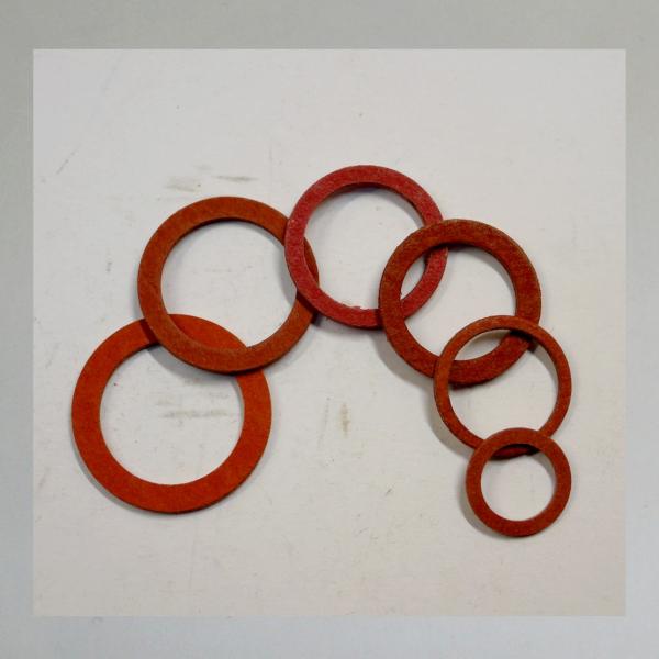 Fiber Dichtungsring 7,5x13mm  ((Sparpack: 5 Stück/ 5pcs))