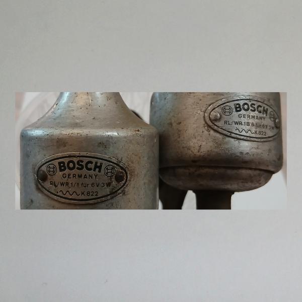 Preview: 2x Dynamo Bosch 6V 3W, 1x mit Halter