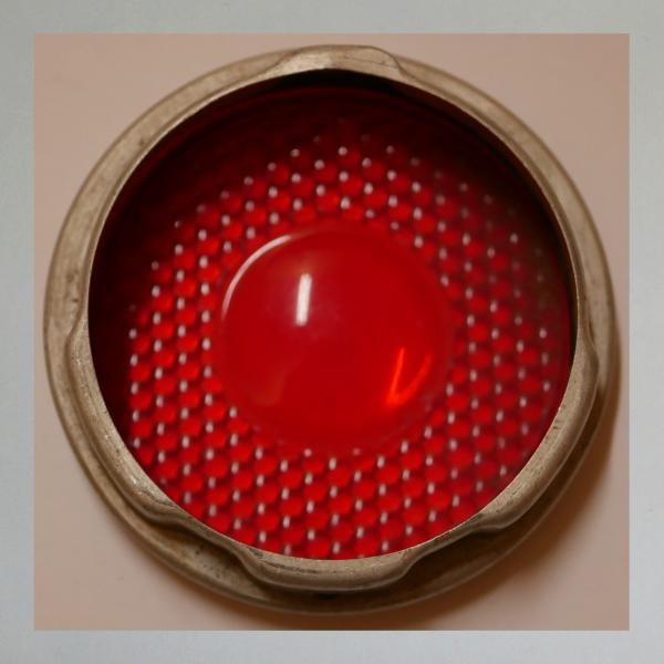 Rücklichtglas für Bosch Motorradrücklicht mit Rahmen K11420