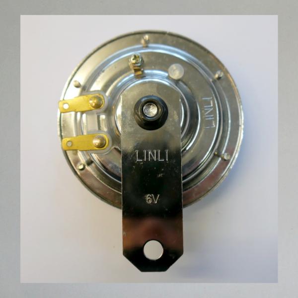 Hupe/ Horn für Motorräder, 6 Volt Gleichstrom---Nachbau---