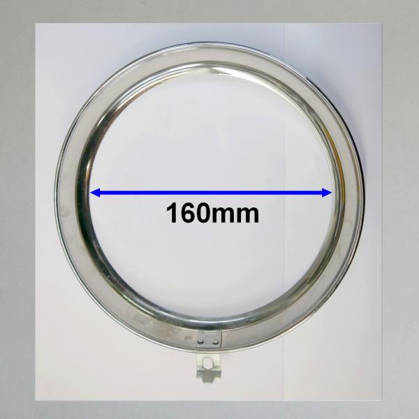 Chromring Bauart "Bosch",  160er Lichtaustritt---Nachbau---