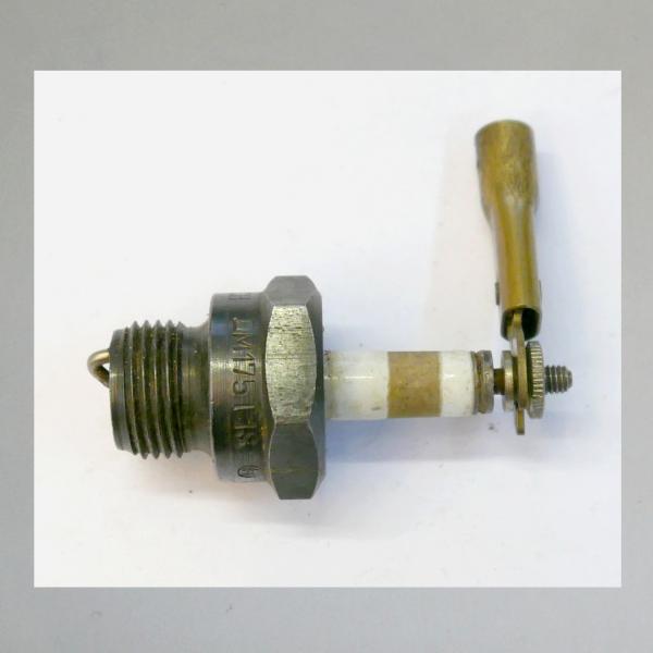Zündkerze DM-175-T1S---M18x1,5---Wärmewert 175---Fabrikat BOSCH, Sehr alte Ausführung ca 20er / 30er Jahre, zerlegbar