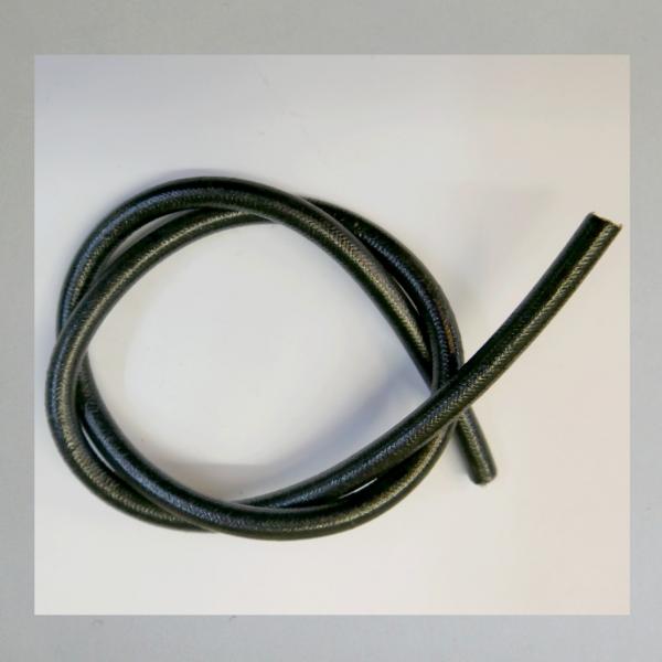 Zündkabel mit Textiler Oberfläche, schwarz (Dunkelgrau)---50cm---