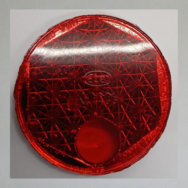 Rücklichtglas ähnlich Hella mit Fassung zum Einbördeln passend für viele Motorradrücklichter - Kopie
