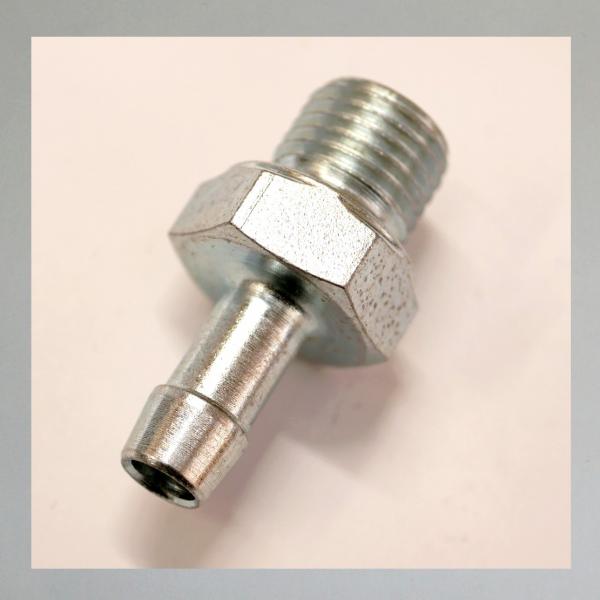 Gewinde-Schlauchtülle 1/4 Zoll R/ G/ BSP (Tülle 6mm für Schlauch 5mm innen)
