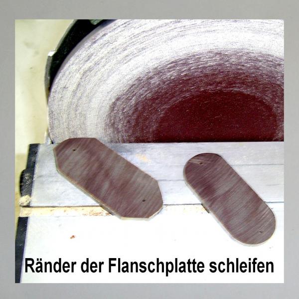 Normale Flansch-Isolierplatte, nach Wunschmaß---runder Durchlass---