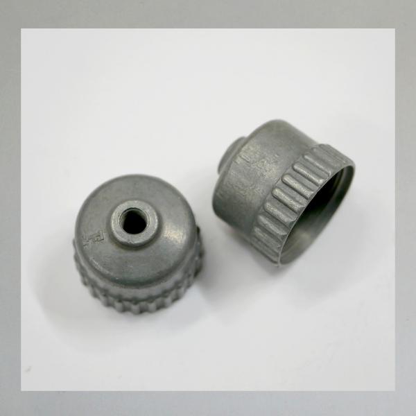 Deckelplatte (Zugdeckel) für Fischer Amal Vergaser mit 19mm Durchlass---Gebr. Originalteil---