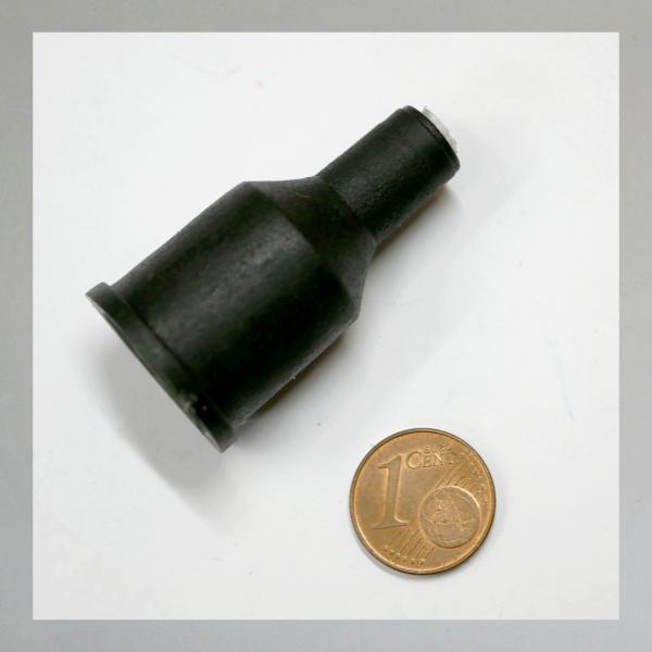 Gummitülle für Kerzenstecker, Verteilerkappe, Zündspule für ca 7mm Zündkabel (=dickes Kabel f. Auto und Motorrad)