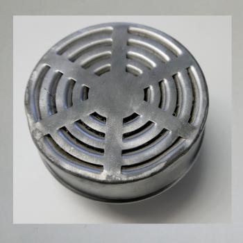 Graetzin Luftfilter mit Schriftzug, original: Gewinde M26x1, Lamellen-Optik